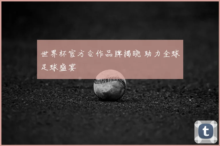 世界杯官方合作品牌揭晓 助力全球足球盛宴